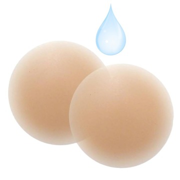 Матовые силиконовые накладки на соски 8,5 см.