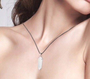 WISIOREK KAMIEŃ KRYSZTAŁ GÓRSKI NASZYJNIK PREZENT