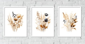 30x40 НАБОР РАМКИ КАРТИНЫ ПОСТЕРЫ РАМКА ЦВЕТЫ БОХО ПРИРОДА ИСКУССТВО