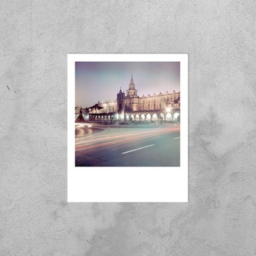 Kartka pocztowa: Kraków Warszawa Pole Polaroid Lue