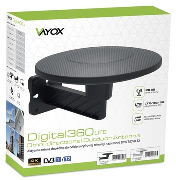 ТВ АНТЕННА DVBT2 ACTIVE MUX8 LTE ORROUND VAYOX