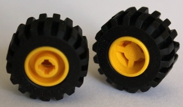 24487 LEGO 6014ac01 koło z oponą 6015 - żółty 1szt