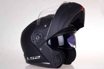 LS2 FF908 Strobe II ECE22.06 P/J Black Mat System Pinlock