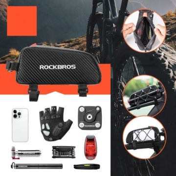 Велосипедная сумка на раму 1л ROCKBROS 039BK