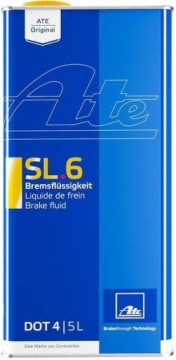 ATE DOT4 SL6 PŁYN HAMULCOWY ORYGINAŁ SL 6 ESP 5L