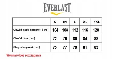 EVERLAST spodnie dresowe bawełniane r. XL