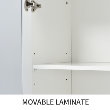 КОМОДЫ, зеркальный шкаф белый, 4 дверцы, 160х40х84см