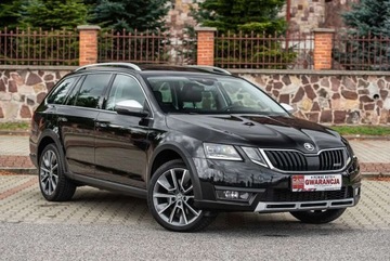 Skoda Octavia III Kombi Facelifting 2.0 TDI 184KM 2019 Skoda Octavia SCOUT 2.0Tdi 184Ps 4x4 Automat Ledy Navi Bixenon Alkantara E