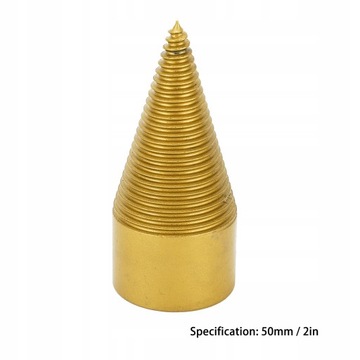 Шнек 45мм для колки древесины, КОНУСНАЯ ДРИЛЬ