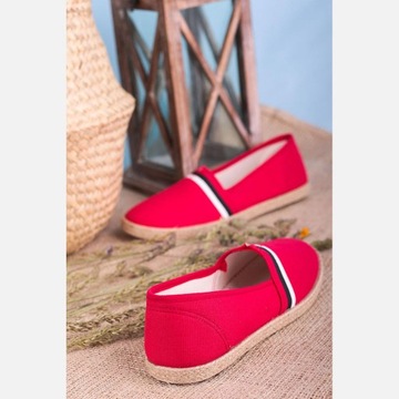 BUTY TENISÓWKI SLIP ON ESPADRYLE DAMSKIE TRAMPKI