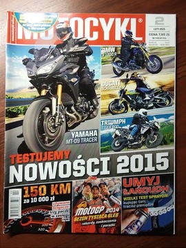 MOTOCYKL Nr 2/2015 spis treści