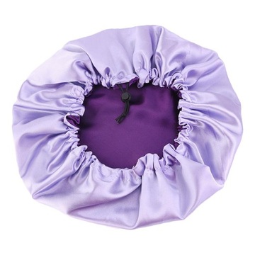 Атласный спальный шарф с шапочкой.