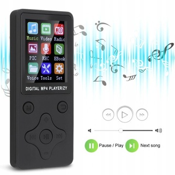 MP4 MP3 32G PLAYER 8G BLUETOOTH MUSIC T1 OBSŁUGA
