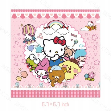 Hello Kitty Tematyczny zestaw zastawy urodzinowej
