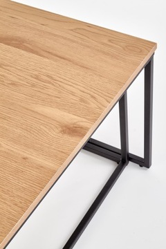 КОМПЛЕКТ ИЗ 2 СКАМЬЕК АЛЯСКА ХАЛЬМАР ЗОЛОТОЙ/ЧЕРНЫЙ ДУБ