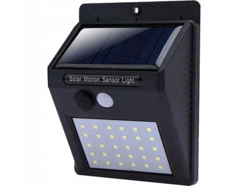 LAMPA SOLARNA 30LED Z CZUJNIKIEM RUCHU I ZMIERZCHU