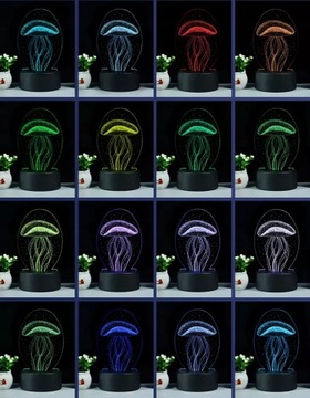 XL 3D светодиодная лампа 16 цветов Лошадь + пульт дистанционного управления