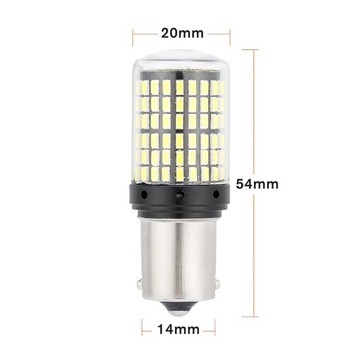 P21W LED 144 SMD 4014 R5W R10W BA15S 1156 CANBUS