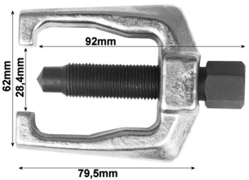 СНЯТИЕ КОНЦОВОГО СОЕДИНЕНИЯ ШТОКА ПОДШИПНИКА