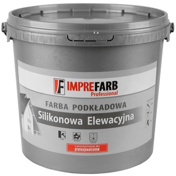 FARBA SILIKONOWA PODKŁADOWA ELEWACYJNA BIAŁA 10L