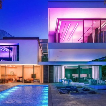 Светодиодная лампа RGB GU10 7 Вт Smart 500 лм Wi-Fi Tuya Alexa GY 1 шт.