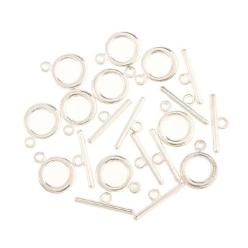 10 zestawów OT Toggle Clasp Hook Connector do