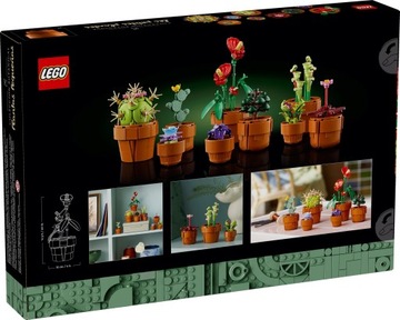 LEGO BOTANICAL COLLECTION БЛОКИ МАЛЕНЬКИХ РАСТЕНИЙ В ГОРШКАХ 10329