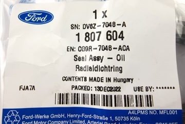 САЛЬНИК КОРОБКИ РЕДУКТОРОВ MTX75, MMT6 FORD OE