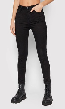 Lee IVY HIGH SKINNY Black WYSOKIE RURKI W26 L31