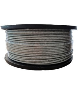 lina stalowa oc.PCV 6x7 5mm/100m DIN3055 EN12385-4