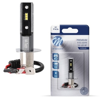 Żarówka H1 P14.5s LED SMD 12V M-tech BIAŁA --6000K
