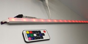 НАВЕРХНОСТНАЯ ЛАМПА ДЛЯ ШКАФА Освещение под шкафом RGB СВЕТОДИОДНАЯ ЛЕНТА 2 Мб + Пульт Дистанционного Управления