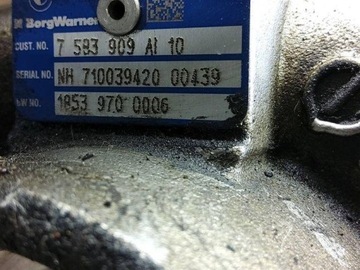 18539700006 TURBÍNA XDRIVE 35 I 225 2015 BMW X3 (F25)