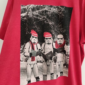 XXL TU CLOTHING koszulka świąteczna Star Wars troopers szturmowcy Mikołaj