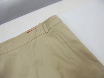 40 HUGO BOSS LEKKIE SPODNIE DZWONY BEIGE Z110