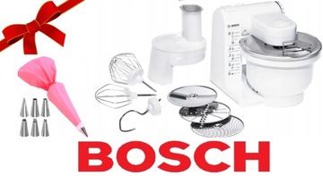 BOSCH MUM4428 Robot planetarny 3.9 L zestaw biały 500 W miksowanie + GRATIS