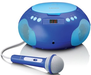 Radioodtwarzacz Lenco SCD-620BU CD KARAOKE LED AUX
