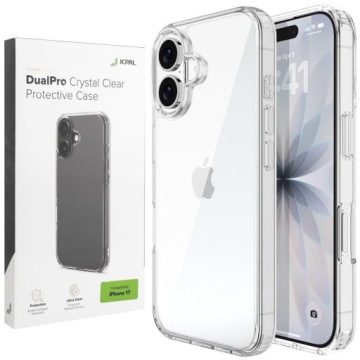 Pouzdro Pouzdro DualPro průhledné pro Apple iPhone 17, zadní kryt kryt