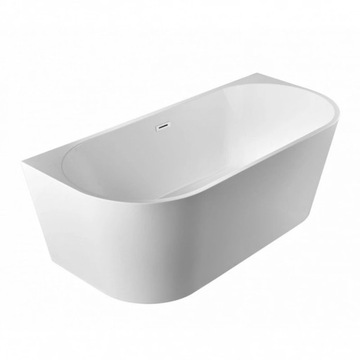 AQUAUNO WANNA PRZYŚCIENNA 170x80 cm WOLNOSTOJĄCA BIAŁA AKRYL 3,5 mm