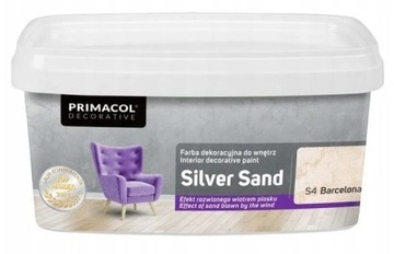 FARBA DEKORACYJNA SILVER SAND 1L BARCELONA S4