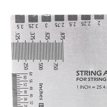 Измеритель действия струны Многофункциональная линейка для