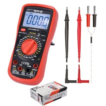 Multimetr TrueRMS YT-73083 częst+pojemn+temp+hold