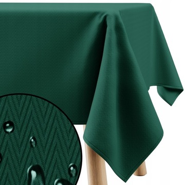 Скатерть грязеотталкивающая Filumi BOTTLE GREEN 140x300