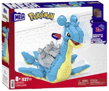 Mega MEGA Pokemon Lapras Zestaw klocków HKT26 nowe klocki
