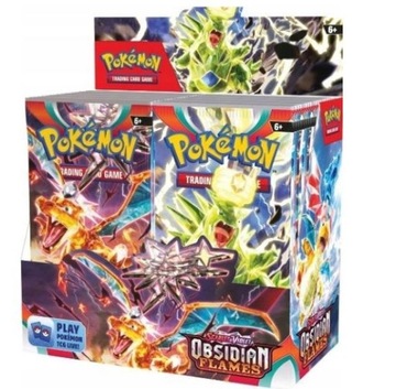 360 kart POKEMON MEGA ZESTAW BOX - SASZETKI 36 SZTUK OBSIDIAN FLAMES