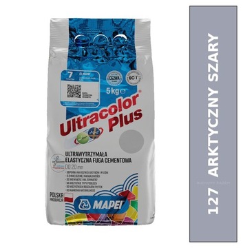 MAPEI FUGA Elastyczna Ultracolor Plus 127 ARKTYCZNY SZARY 5kg