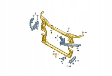 80A805594B WZMOCNIENIE PAS PRZEDNI AUDI Q5 ASO