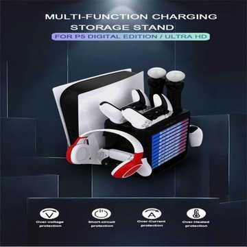 Подставка для зарядки игровой карты для консоли PS5