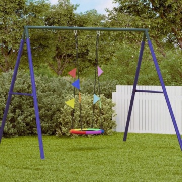 Гойдалка гніздо Синій 60 x 60 x 180 см Поліестер