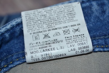 DIESEL LARKEE REGULAR STRAIGHT JEANS 008AT SPODNIE 32/32